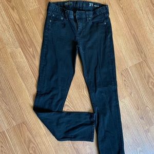 J. Crew matchstick black jeans